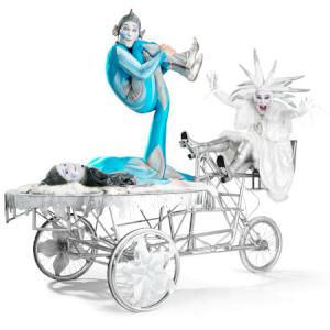 The Snow Queen on her chariot