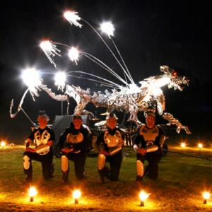 Dragon Pyro and Percussion Show