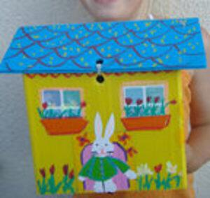 Easter craft house