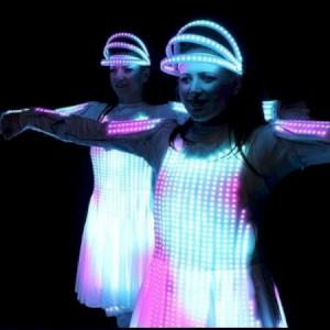 Synchronised Glow Dance Show