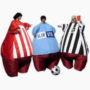 Giant footballers
