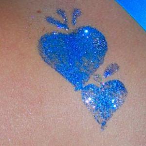 Glitter Tattoo Example