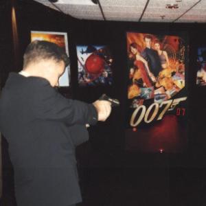 James Bond 007 laser shooting gallery