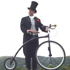 Victorian Penny Farthing character